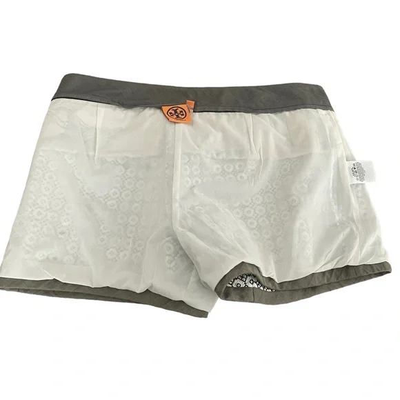 Tory Burch Ninian Embroidered Shorts Size 10 - Picture 5 of 12